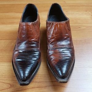 Nocona Womens Ankle Booties Brown Ombre` Sz 4.5 B